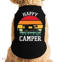 Happy Camper Cute Gift Retro Doggie Tank thumb 0