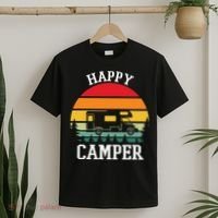 Happy Camper Cute Gift Retro T-Shirt thumb 2
