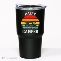 Happy Camper Cute Gift Retro Tumbler thumb 0