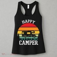 Happy Camper Cute Gift Retro Women's Tank Top thumb 3