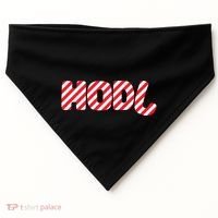 Hodl Crypto Currency Candy Cane Christmas Logo USA-Made Doggie Bandana thumb 0