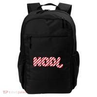 Hodl Crypto Currency Candy Cane Christmas Logo Backpack thumb 0