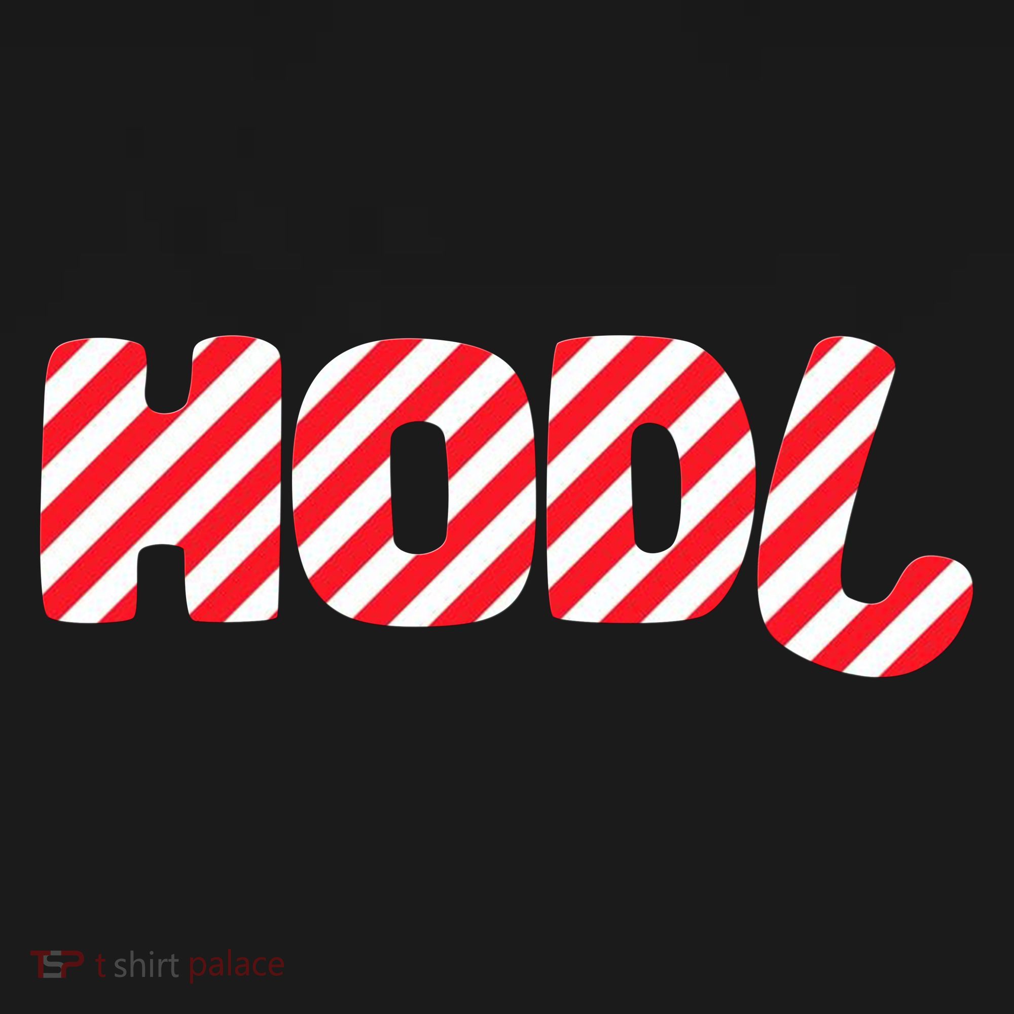 Hodl Crypto Currency Candy Cane Christmas Logo Women's Tank Top