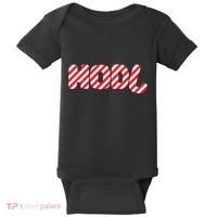 Hodl Crypto Currency Candy Cane Christmas Logo Baby Bodysuit thumb 0