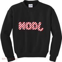Hodl Crypto Currency Candy Cane Christmas Logo Kids Sweatshirt thumb 0