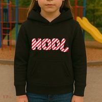 Hodl Crypto Currency Candy Cane Christmas Logo Kids Hoodie thumb 3