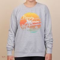 Honeymoon Couples Cool Gift Just Married Matching Honeymooning Trip Gift Women's Sweatshirt thumb 0