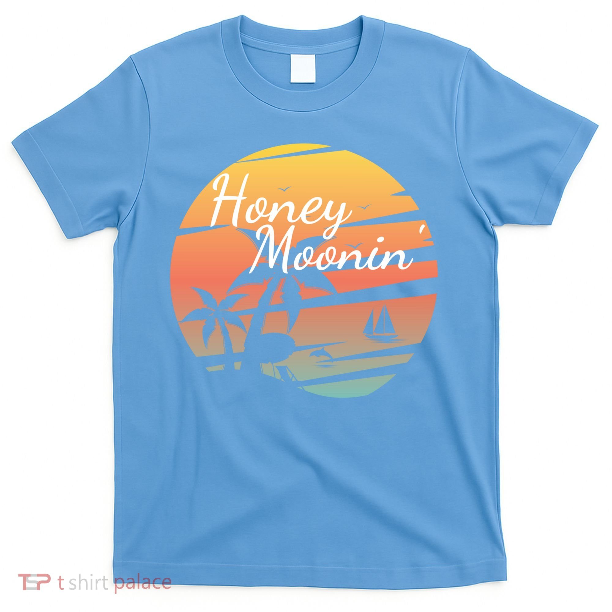 Honeymoon Couples Cool Gift Just Married Matching Honeymooning Trip Gift T-Shirt