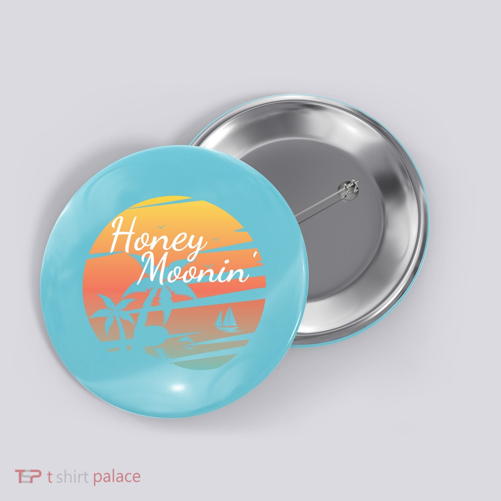 Honeymoon Couples Cool Gift Just Married Matching Honeymooning Trip Gift Button