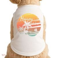 Honeymoon Couples Cool Gift Just Married Matching Honeymooning Trip Gift Doggie Tank thumb 0