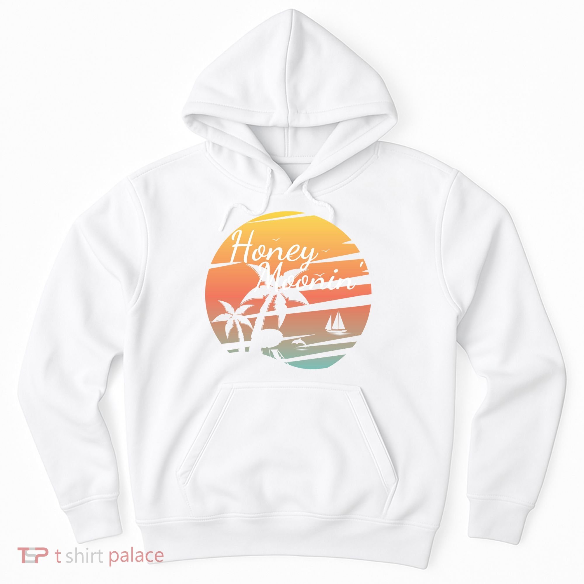 Honeymoon Couples Cool Gift Just Married Matching Honeymooning Trip Gift Hoodie