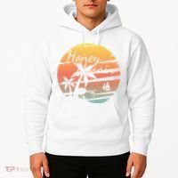 Honeymoon Couples Cool Gift Just Married Matching Honeymooning Trip Gift Hoodie thumb 2