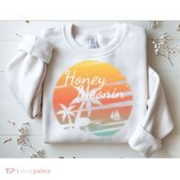 Honeymoon Couples Cool Gift Just Married Matching Honeymooning Trip Gift Sweatshirt thumb 2