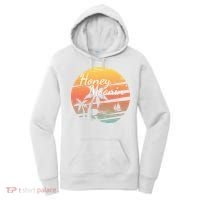 Honeymoon Couples Cool Gift Just Married Matching Honeymooning Trip Gift Women's Hoodie thumb 0