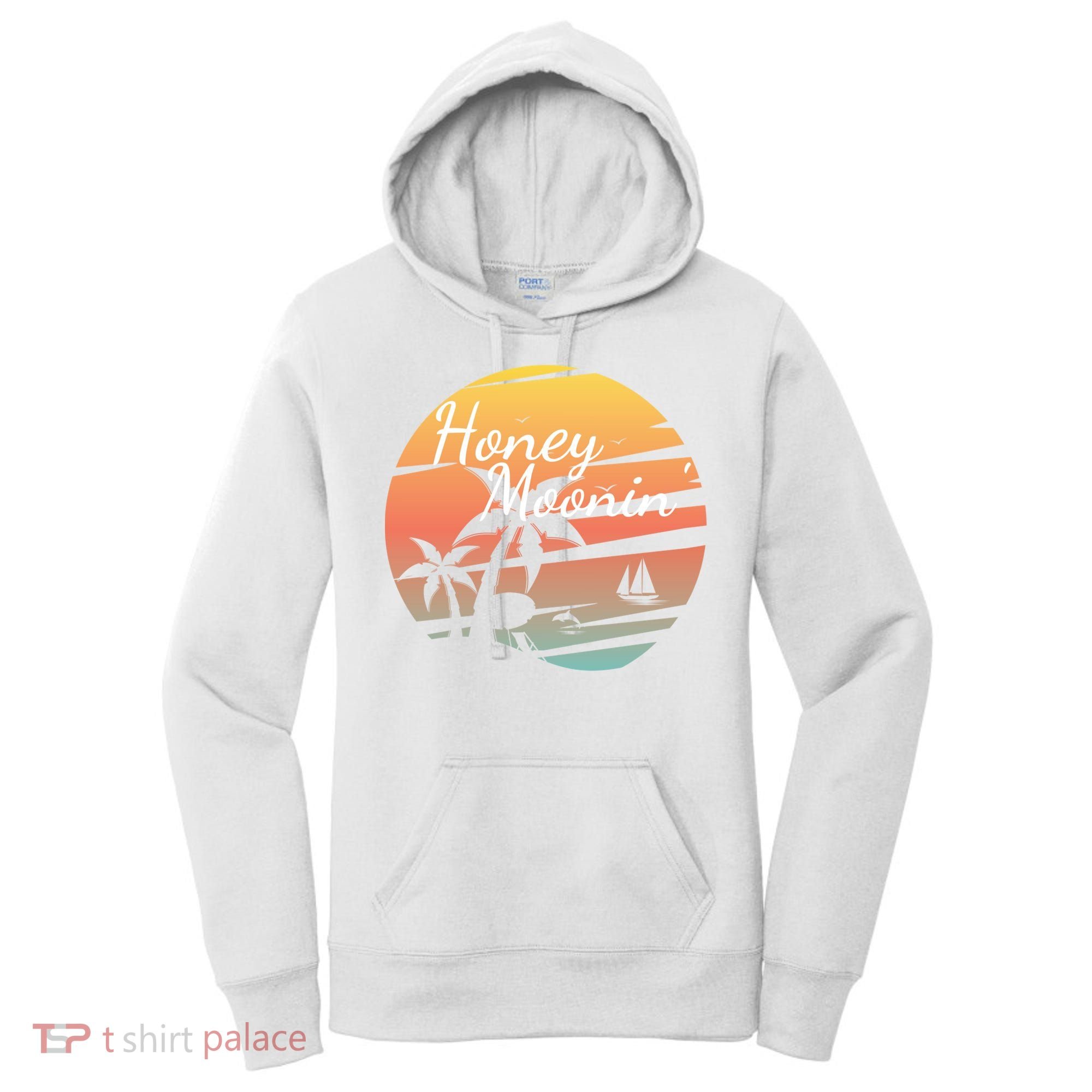 Honeymoon Couples Cool Gift Just Married Matching Honeymooning Trip Gift Women's Hoodie