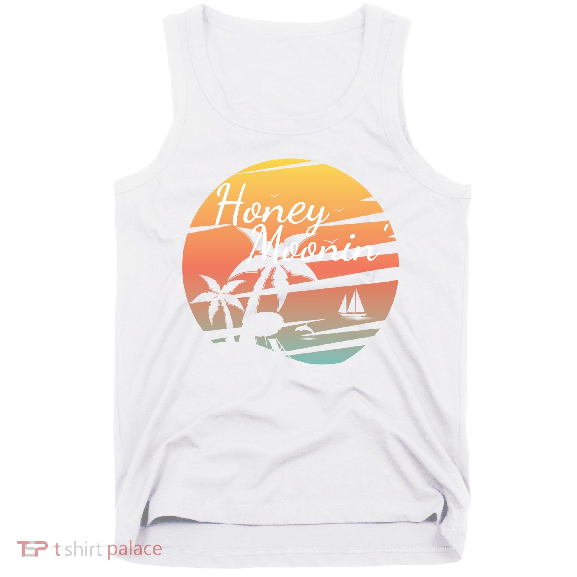 Honeymoon Couples Cool Gift Just Married Matching Honeymooning Trip Gift Tank Top