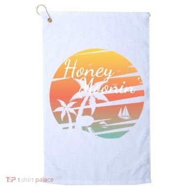 Honeymoon Couples Cool Gift Just Married Matching Honeymooning Trip Gift Golf Towel