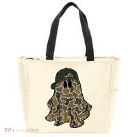 Halloween Camouflage Camo Ghost Hello Hunting Season Tote Bag thumb 0