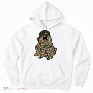 Halloween Camouflage Camo Ghost Hello Hunting Season Hoodie