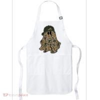 Halloween Camouflage Camo Ghost Hello Hunting Season Apron thumb 0