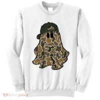 Halloween Camouflage Camo Ghost Hello Hunting Season Sweatshirt thumb 0