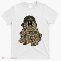 Halloween Camouflage Camo Ghost Hello Hunting Season T-Shirt thumb 0