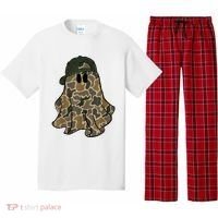 Halloween Camouflage Camo Ghost Hello Hunting Season Pajama Set thumb 0