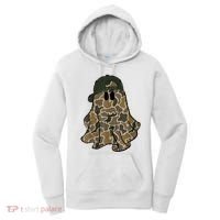 Halloween Camouflage Camo Ghost Hello Hunting Season Women's Hoodie thumb 0