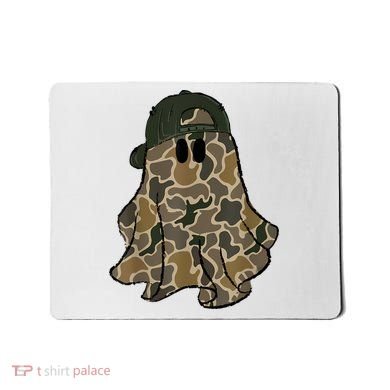 Halloween Camouflage Camo Ghost Hello Hunting Season Mousepad