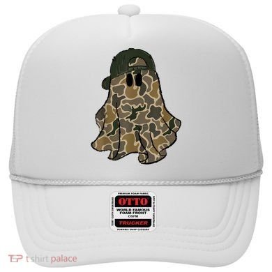 Halloween Camouflage Camo Ghost Hello Hunting Season Hat