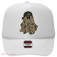 Halloween Camouflage Camo Ghost Hello Hunting Season Hat thumb 0