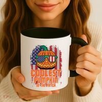 Halloween Costume Coolest Pumpkin In The Patch American Flag Gift Coffee Mug thumb 3
