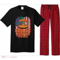 Halloween Costume Coolest Pumpkin In The Patch American Flag Gift Pajama Set thumb 0