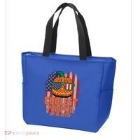 Halloween Costume Coolest Pumpkin In The Patch American Flag Gift Tote Bag thumb 3