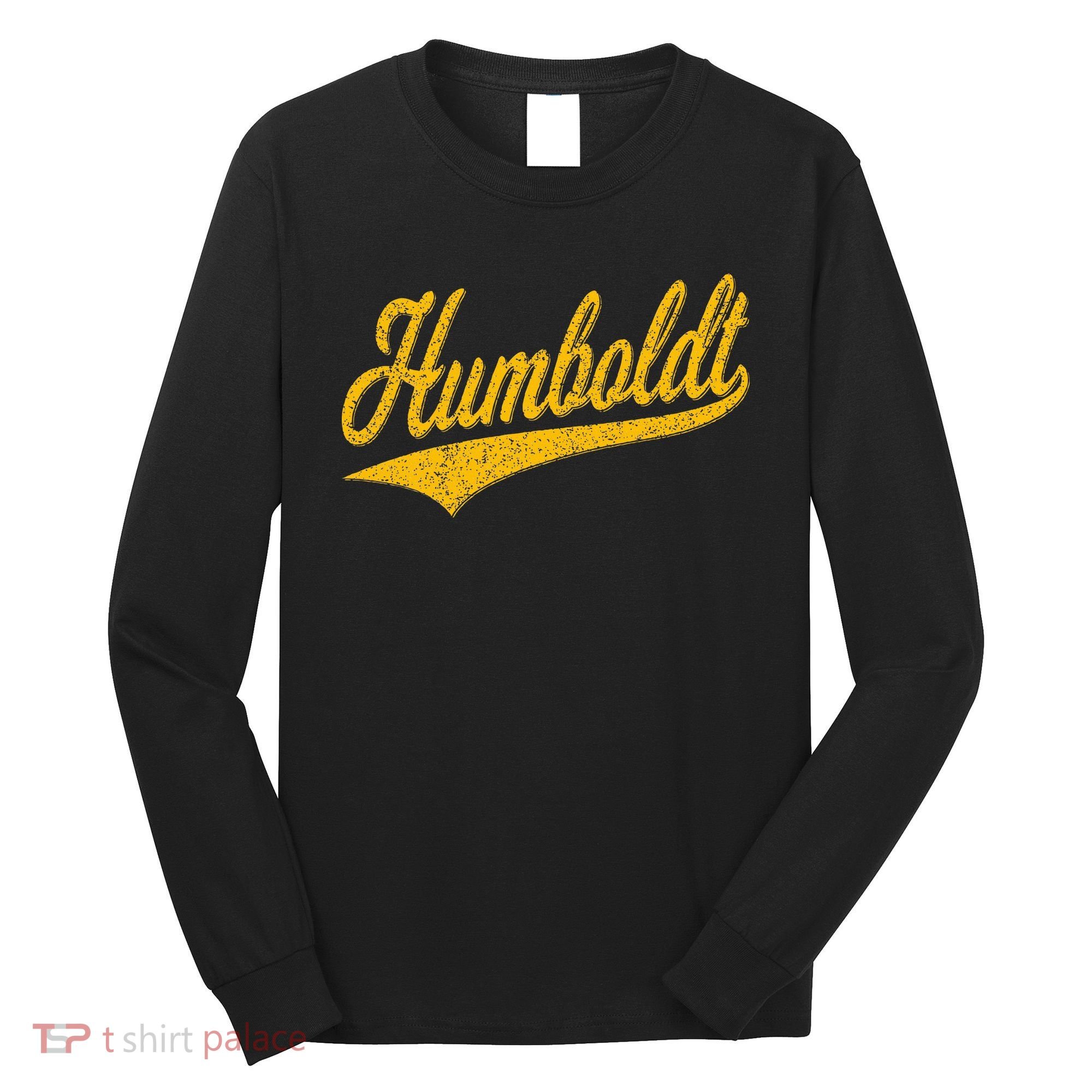 Humboldt County Ca Varsity Script Classic Sports Jersey Long Sleeve Shirt