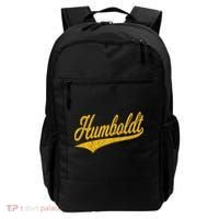 Humboldt County Ca Varsity Script Classic Sports Jersey Backpack thumb 0