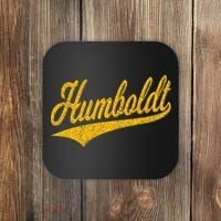 Humboldt County Ca Varsity Script Classic Sports Jersey Coaster thumb 0
