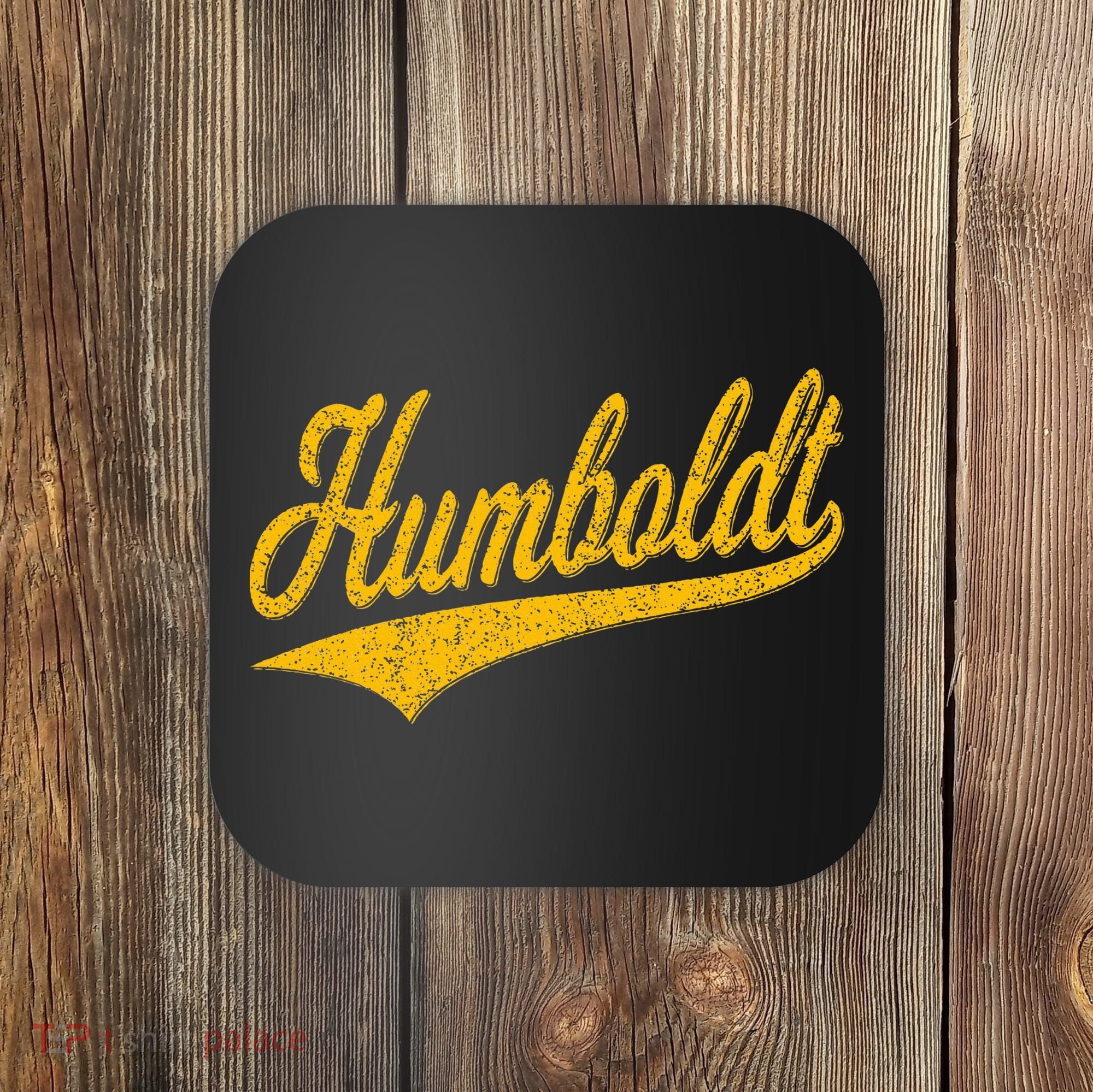 Humboldt County Ca Varsity Script Classic Sports Jersey Coaster