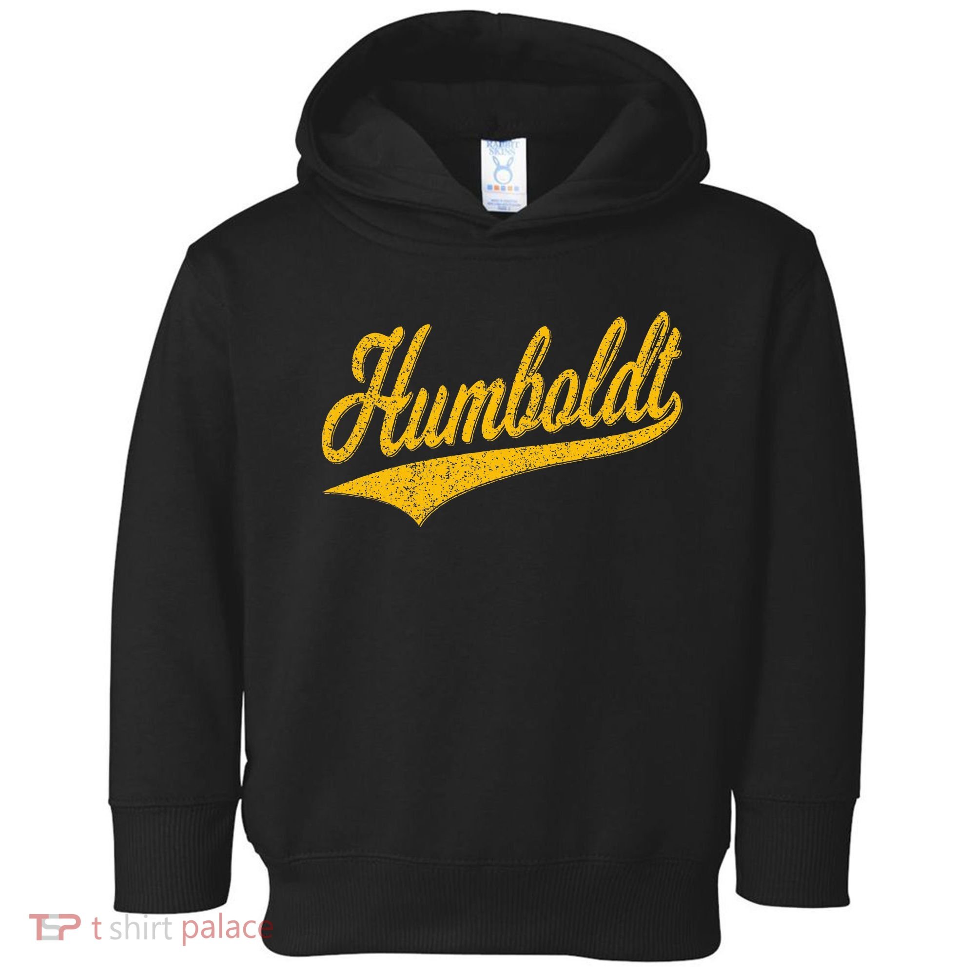 Humboldt County Ca Varsity Script Classic Sports Jersey Toddler Hoodie
