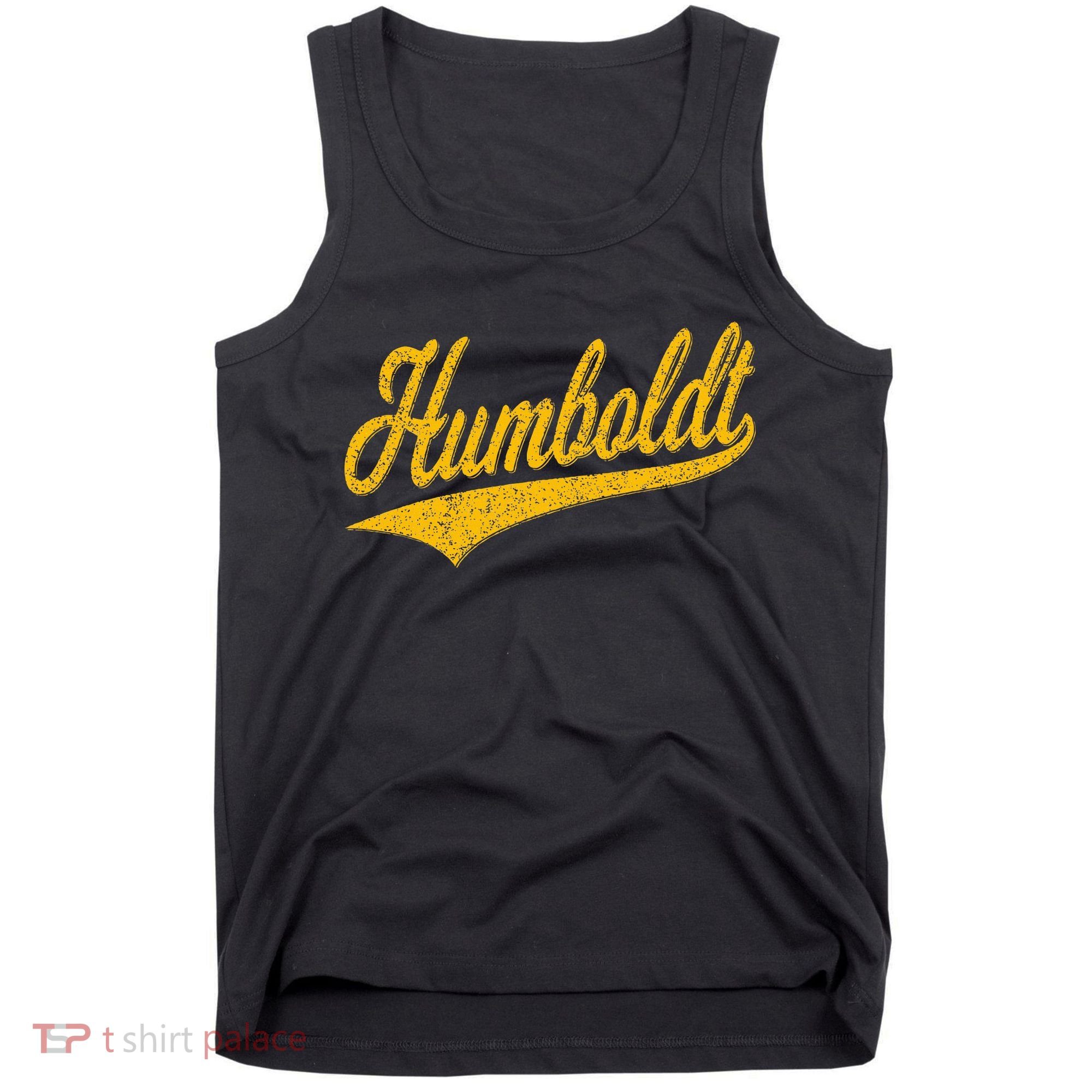 Humboldt County Ca Varsity Script Classic Sports Jersey Tank Top