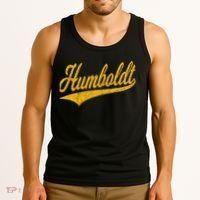 Humboldt County Ca Varsity Script Classic Sports Jersey Tank Top thumb 3