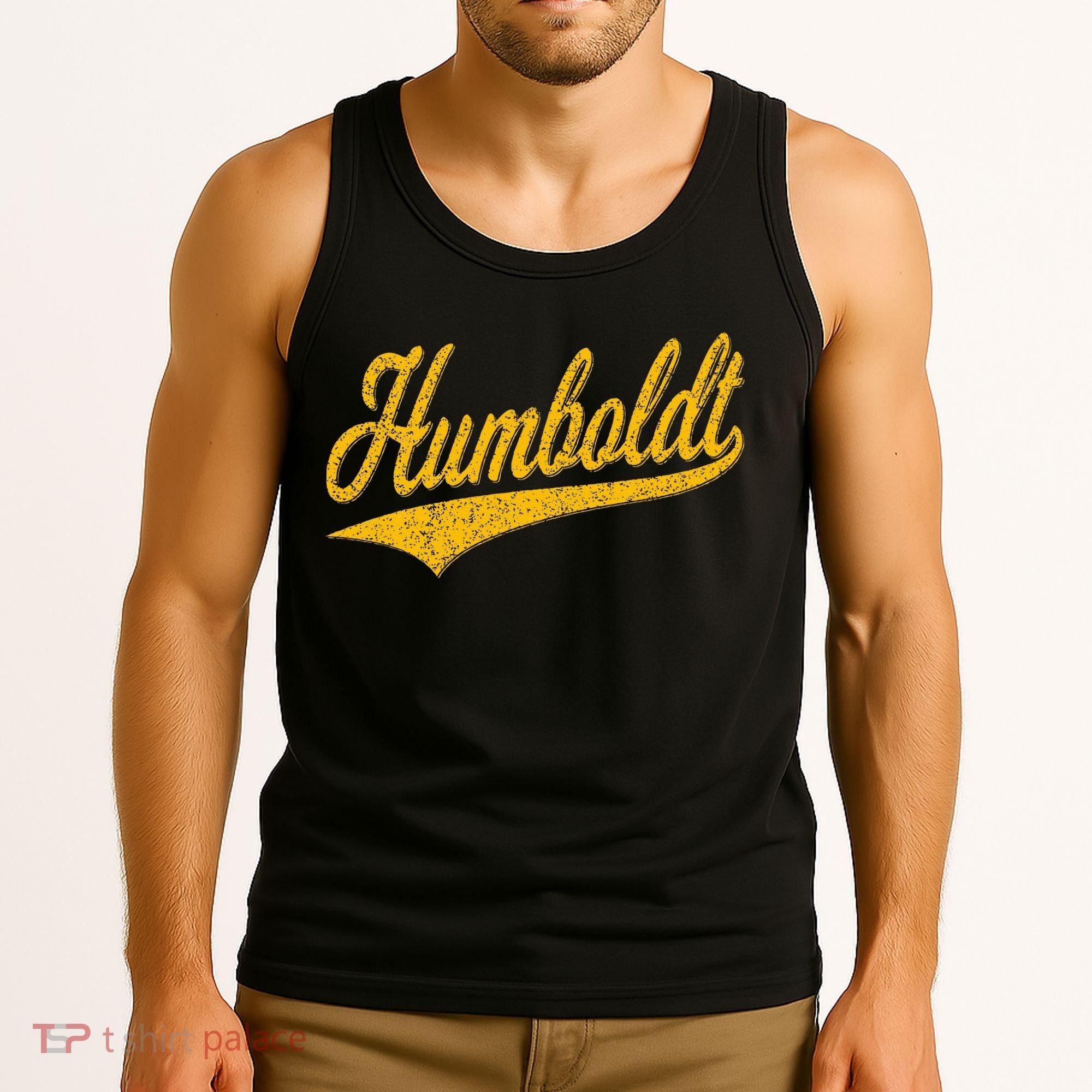 Humboldt County Ca Varsity Script Classic Sports Jersey Tank Top