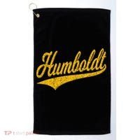 Humboldt County Ca Varsity Script Classic Sports Jersey Golf Towel thumb 0