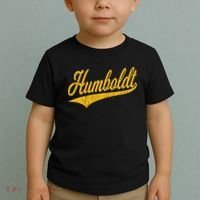 Humboldt County Ca Varsity Script Classic Sports Jersey Toddler T-Shirt thumb 2