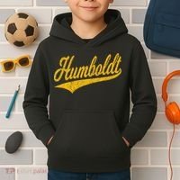 Humboldt County Ca Varsity Script Classic Sports Jersey Kids Hoodie thumb 2
