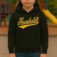 Humboldt County Ca Varsity Script Classic Sports Jersey Kids Hoodie thumb 3