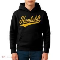 Humboldt County Ca Varsity Script Classic Sports Jersey Kids Hoodie thumb 4