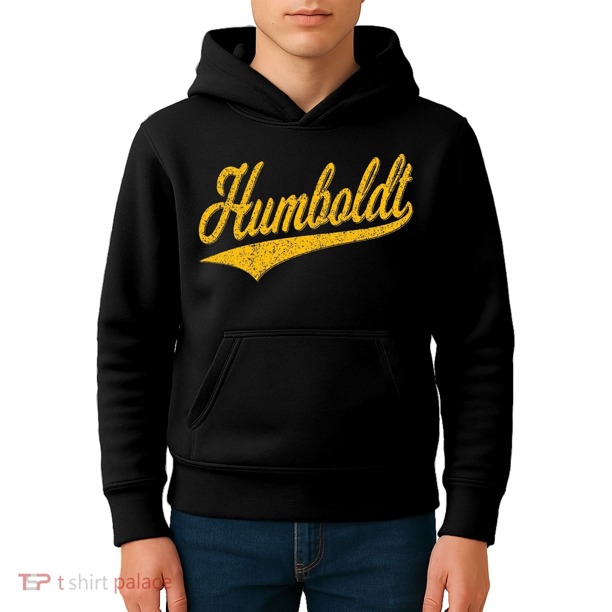 Humboldt County Ca Varsity Script Classic Sports Jersey Kids Hoodie