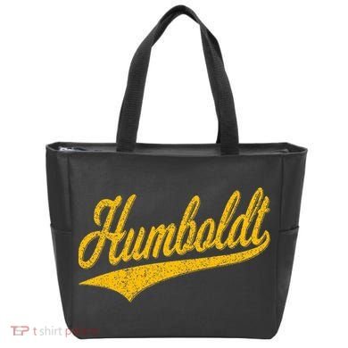 Humboldt County Ca Varsity Script Classic Sports Jersey Tote Bag