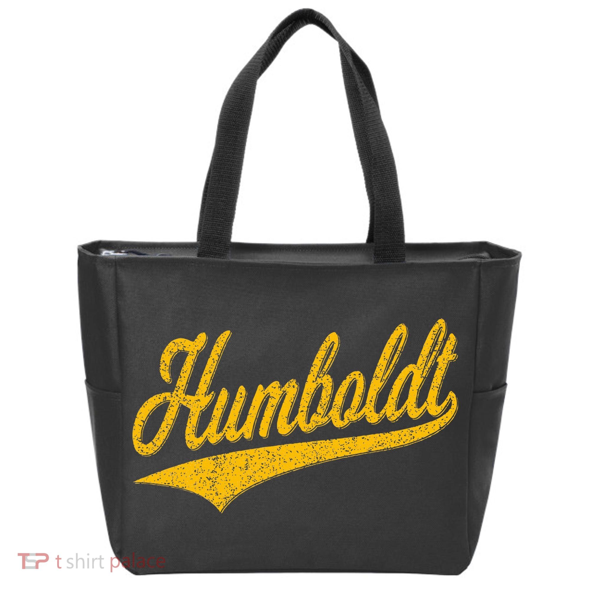 Humboldt County Ca Varsity Script Classic Sports Jersey Tote Bag